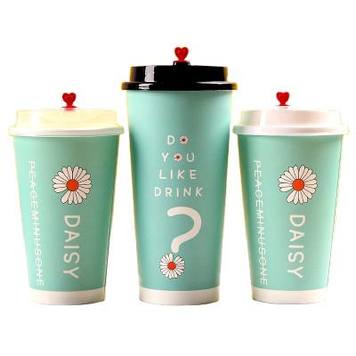 China PLA Disposable Unbleached Liner Biodegradable Paper Cup for sale