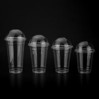 China PLA Disposable Biodegradable Disposable Biopoly Compostable Clear Cup With Lid Buyer 1 for sale