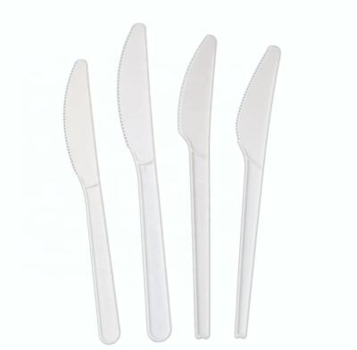 China Compostable Made In China Customized 2021 High Quality Biodegradable Cornstarch Products Knife for sale