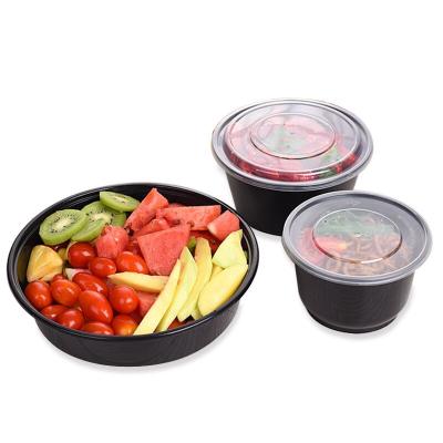 China Recyclable Disposable Plastic Food Container Takeaway Food Containers for sale