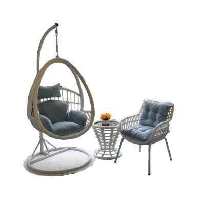 China Eco - Friendly Egg Chair Patio Swings Swing Chair Rattan Patio Swings for sale