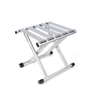 China Eco-friendly Outdoor Beach Camping Chair Traveling Portable Stainless Aluminum Folding Fishing Stool For Adults for sale