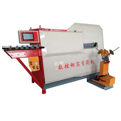 China Bar Straightening Bending And Cutting Commercial Wrought Iron Ring Making Machine Automatic Stirrups Building Wire Coil Energy Bar Making Machine for sale