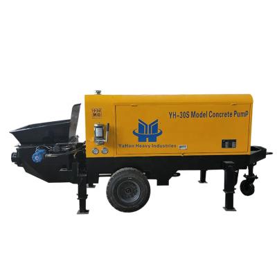 China Gravel Grout and Grout Portable Sand Mortar Mortar Trailer Grout Concrete Pump Cement Machine Pumping Manufacture for sale