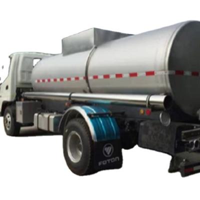 China High quality stainless steel 304-2B 5CBM water tanker truck milk/food beer transport grade 1-10T for sale