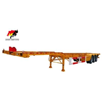 China 2021 Low Price 2 Axles 20FT Skeleton Trailer New Truck Semi Trailer For Sale for sale