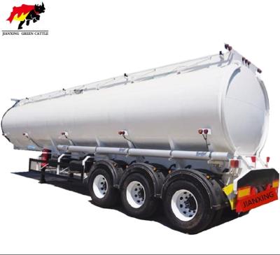 China Truck trailer 3 axle 42000 45000 60000 liters fuel oil tanker semi trailer with low price for sale