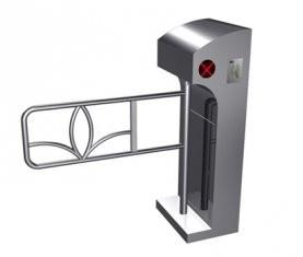 China full automatic RFID reader swing barriers gate for sale