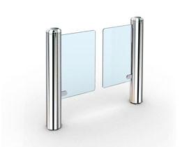 China Indoor Security Acrylic Glass Swing Arm Barriers  for sale