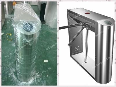 China Security Automatic Tripod Waist Height Turnstiles Bi-direction Pass for sale