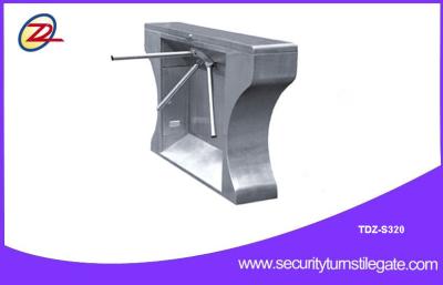 China TCP / IP / RFID stainless steel tripod turnstile gate with ticketing system for scenic for sale