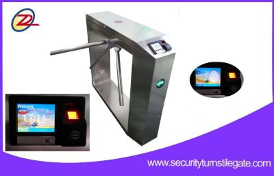 China Fingerprint Scanner Tripod Turnstile Gate Security Turnstile Rfid Reader for sale