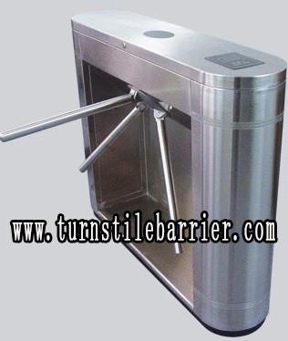 China Smart Tripod Turnstile Waist Height Turnstiles Remote Control Gate System for sale