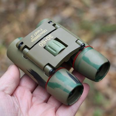 China Lightweight Compact 30x60 Day Night Vision Zoom Binoculars Compact Folding Waterproof Mini Portable Telescope for sale