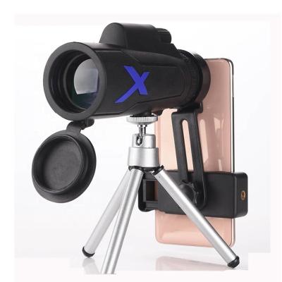 China Hunting Bird Watching High Power 12x50 Bak4 Prism Moving Monocular, Waterproof Handheld Telescope For Adults for sale