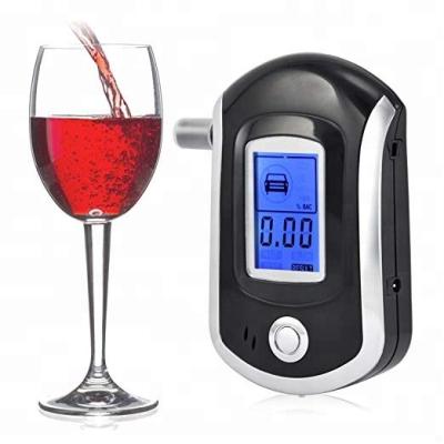 China Handheld Breathalyzer Breathalyzer Digital Alcohol Tester Detector Breath Analyzer Audible Alert with LCD Display for sale