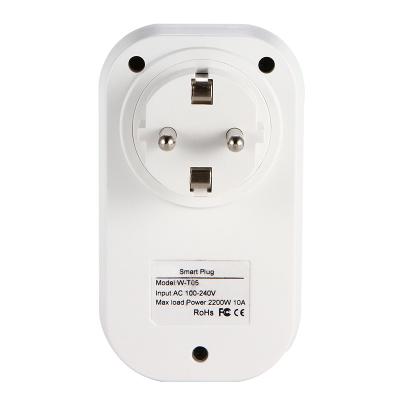 China Tuya Wifi 10A Smart Mini Smart Plug Timer Voice Remote Control Mini Smart Plug Work With Alexa Google for sale