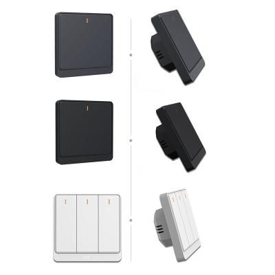 China Voice Remote Wireless Control Wifi Lamp Switch Wifi Smart Home Tech Support Tuya App Main Switch Wall Smart Light Switch for sale