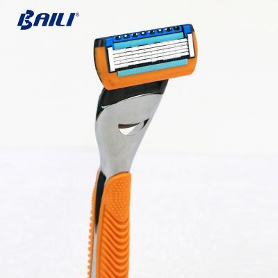 China Five Blade Blade Free Custom Shaving Razor Shaving Razor 5 Blades Adjustable Safety Razor for sale