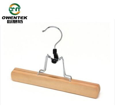 China Factory CLASSIC sling wooden hanger for skirt and pants for sale