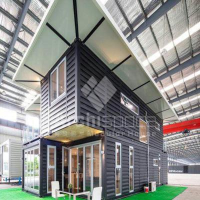 China Modern YAHGEE 30 40 Years Span Pre Fabricated 20ft Collapsible Container House 40ft for sale