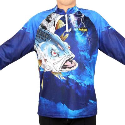 China Wholesale Breathable Bass Tournament Fishing Dye Sublimation Jerseys for sale