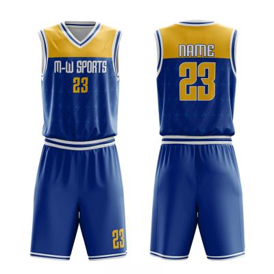 China High Quality Breathable Basketball Uniforms OEM Quick Dry Unisex Sports Wear With Custom Logo for sale