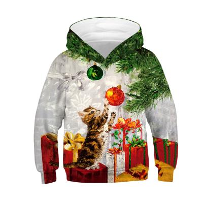 China QUICK DRY Long Sleeve 3d Christmas Design Sublimation Printing Unisex Hoodies for sale