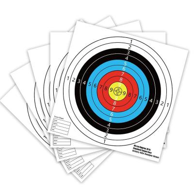 China Durable Paper Aims Archery Paper Target For Shooting Compound Bow Reinforced Waterproof Paper Targets Hunting Archery Accessories for sale