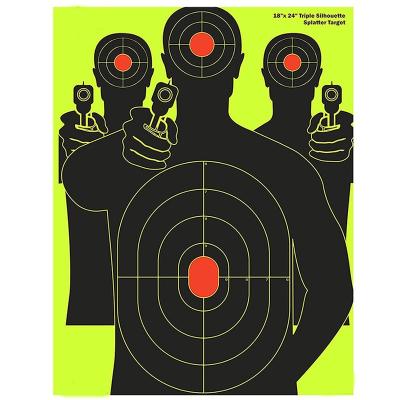 China New Trend Goods 2020 Modern Christmas Noise Custom Wholesale High Quality Silhouette Aims Shooting Range Targets For Sale for sale