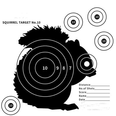 China Firearm Paper BB Pistol Archery Target Airsoft Airsoft Anti Counterfeit Shooting Paper Targets for sale