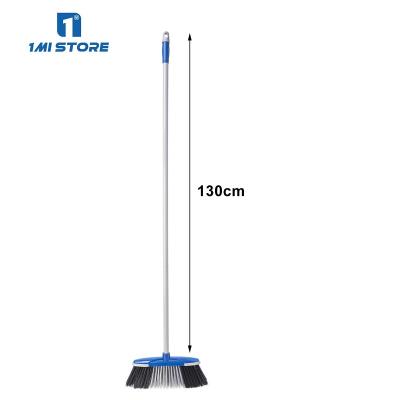 China Eco-friendly durable extended handle extended handle broom with long bristle to ease cleaning rag and hair to prevent clean floor for sale