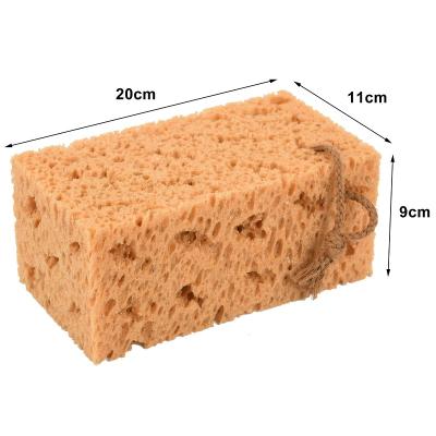 China Sustainable sponge wiping clothes for home and kitchen cleaning, terry towel with hanging string for sale