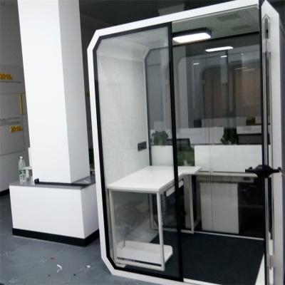 China Desk Pod 4 Seat Indoor Meeting Booth (Other) Sound Box Silence Booth Adjustable Portable Soundproof Booth Office Indoor Meeting Booth for sale