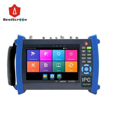 China Newest AHD TVI CVI Multifunctional Hybrid CCTV 7inch CCTV Camera Tester IPC8600 7