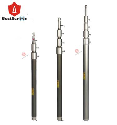 China Mobile 3-20m vehicle mounted pneumatic telescopic mast for camera or telecommunication antenna or search light for sale