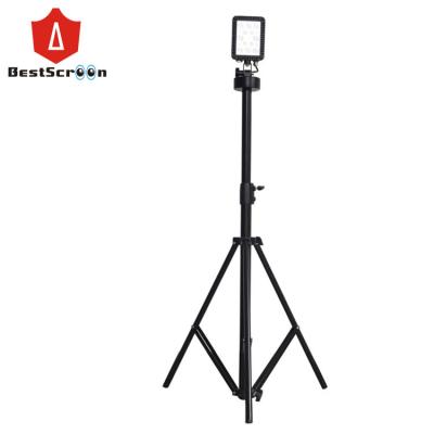 China Rechargeable Li-ion Battery Rechargeable Portable Tower Light Tower Led Light Tower Searchlight Floodlight 1.8m Mast for sale