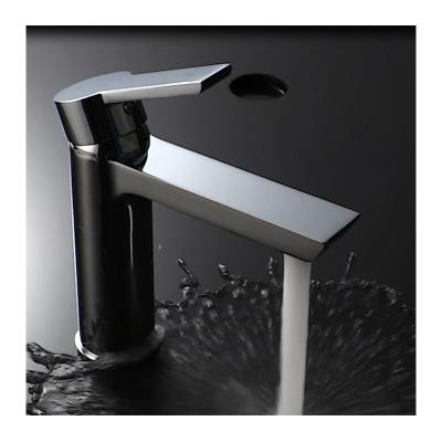 China Bathroom Factory Porcelain Faucets Accessories Products Waterfall Thermostatic Vanity Faucet Commercial Basin Faucet for sale