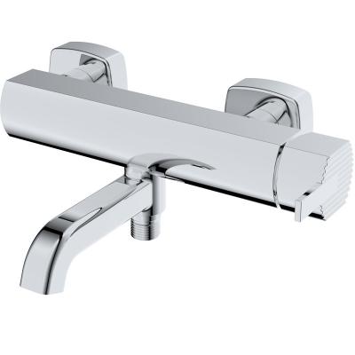 China Without Slide Bar China Factory Bathroom Faucet Chrome Surface Treatment High Quality Bathtub Faucet for sale