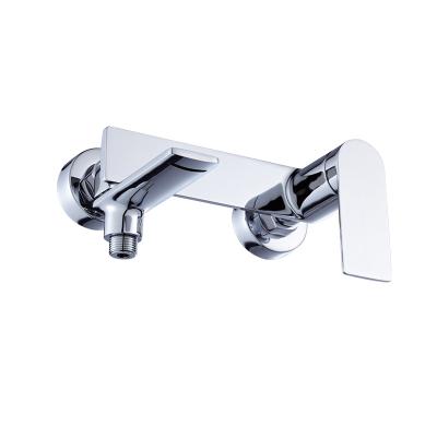 China Newest Slide Bar Waterfall Bathtub Shower Mixer Taps Brass Faucet Types Free for sale