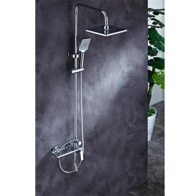 China With high quality high pressure brass slide bar 3 in 1 shower mixer for sale