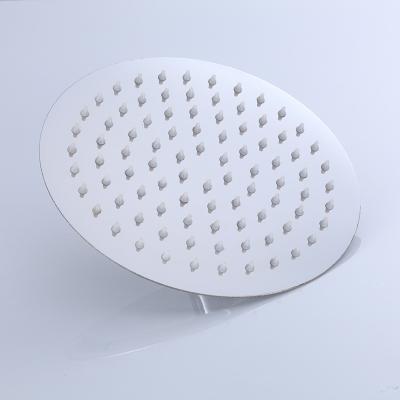 China Needleless 8inch Round Shape 304 Stainless Steel Rainfall Shower Head for sale