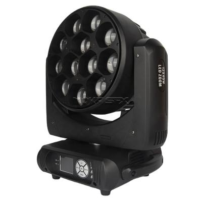 China Sports Stadiums Hotel Office China Manufacturer Professional Stage Light 12X40W 4Inl Rgbw Beam Led Spot Moving Head Lights 40W for sale