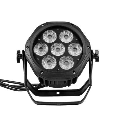 China It is suitable for Disco Led Stage Lighting Wholesale 7X10W Led Motors 4In1 Outdoor Led Par Lights DJ Stage Light RGB for sale