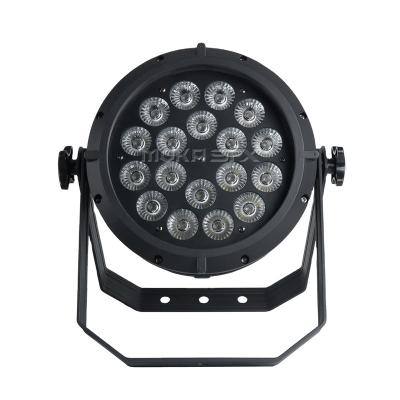 China Theater Factory Supply RGB Led Stage Light 18*18W Rgbwa Led Stage Light Par Waterproof Series for sale