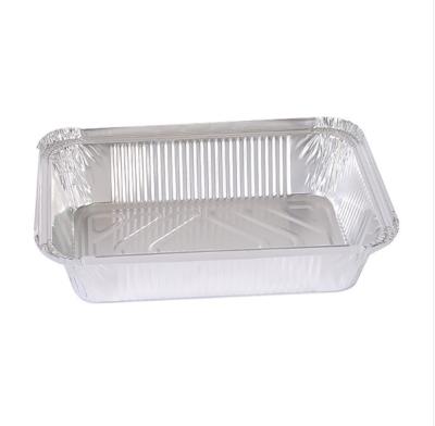 China Disposable Aluminum Foil Food Tray Container Aluminum Baking Baking Trays Wholesale for sale