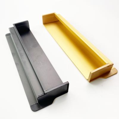 China Various Size 1056L Modern Simple Furniture Handles Heavy Modern Brushed Aluminum Cabinet Pull Handles for sale