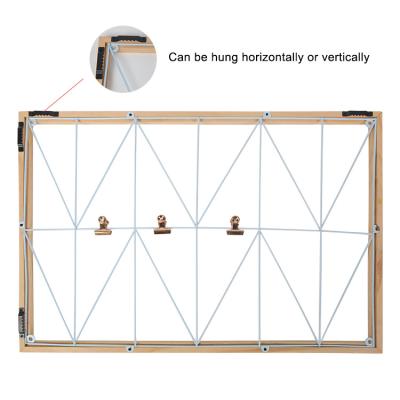 China Popular Note Board Art Display Decorative Nordic Mesh Panel Metal Wire Display Basket Wall Photo Hanging Set for sale