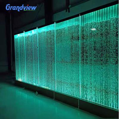 China Custom Traditional Chinese Museum Blister Acrylic Water Bubble Wall Partition Screen for sale