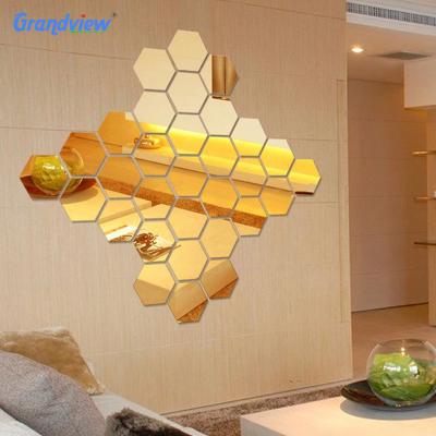 China 100% Brand New And High Quality Self Adhesive Decorative Sticker Large 3D Wall Acrylic Sheet for sale